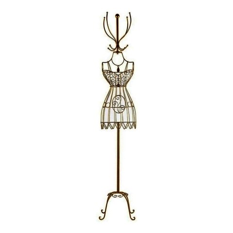 Cuier Mannequin, Gift Decor, 42 x 42 x 171 cm, metal, auriu