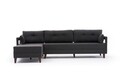 Coltar pe stanga Comfort, Balcab Home, 275x80x80 cm, lemn, antracit