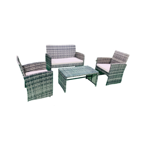 Set mobilier pentru exterior, 4 piese Marta, Heinner, multicolor