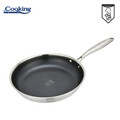 Tigaie, Titanium, Cooking by Heinner, 24x4.5 cm, inox, argintiu