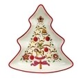 Platou pentru servire, Villeroy & Boch, Winter Bakery Delight Tree, 17 cm, portelan premium