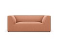 Canapea 2 locuri, Ruby, Micadoni Home, BL, 174x93x69 cm, catifea, roz