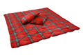 Set Alcam cocolino, 2 perne 50x70 cm si pilota matlasata 200x220 cm, Xmas Fleece