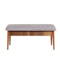 Bancheta Vina 0701 - 1 - Soho, Walnut, Vella, 110x40x51 cm,