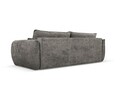 Canapea extensibila 3 locuri, Kaelle, Micadoni Home, BL, 244x97x91 cm, poliester chenille, gri