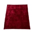 Patura fleece cu blanita Dark Red, Heinner Home, 127x150 cm, 100% poliester, visiniu