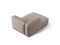 Sezlong modular living stanga 1 loc, Martina-169, Micadoni Home, 176x123x75 cm, tesatura structurata catifelata, bej inchis