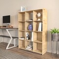 Corp biblioteca, Zena Home, Zimba, 92.5x132x30 cm, PAL, Stejar