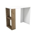 Birou Nano, Maison in Design, 90 x 40 x 75 cm, PAL, alb/walnut