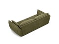 Canapea 3 locuri, Kaelle, Micadoni Home, BL, 208x100x85 cm, poliester chenille, verde