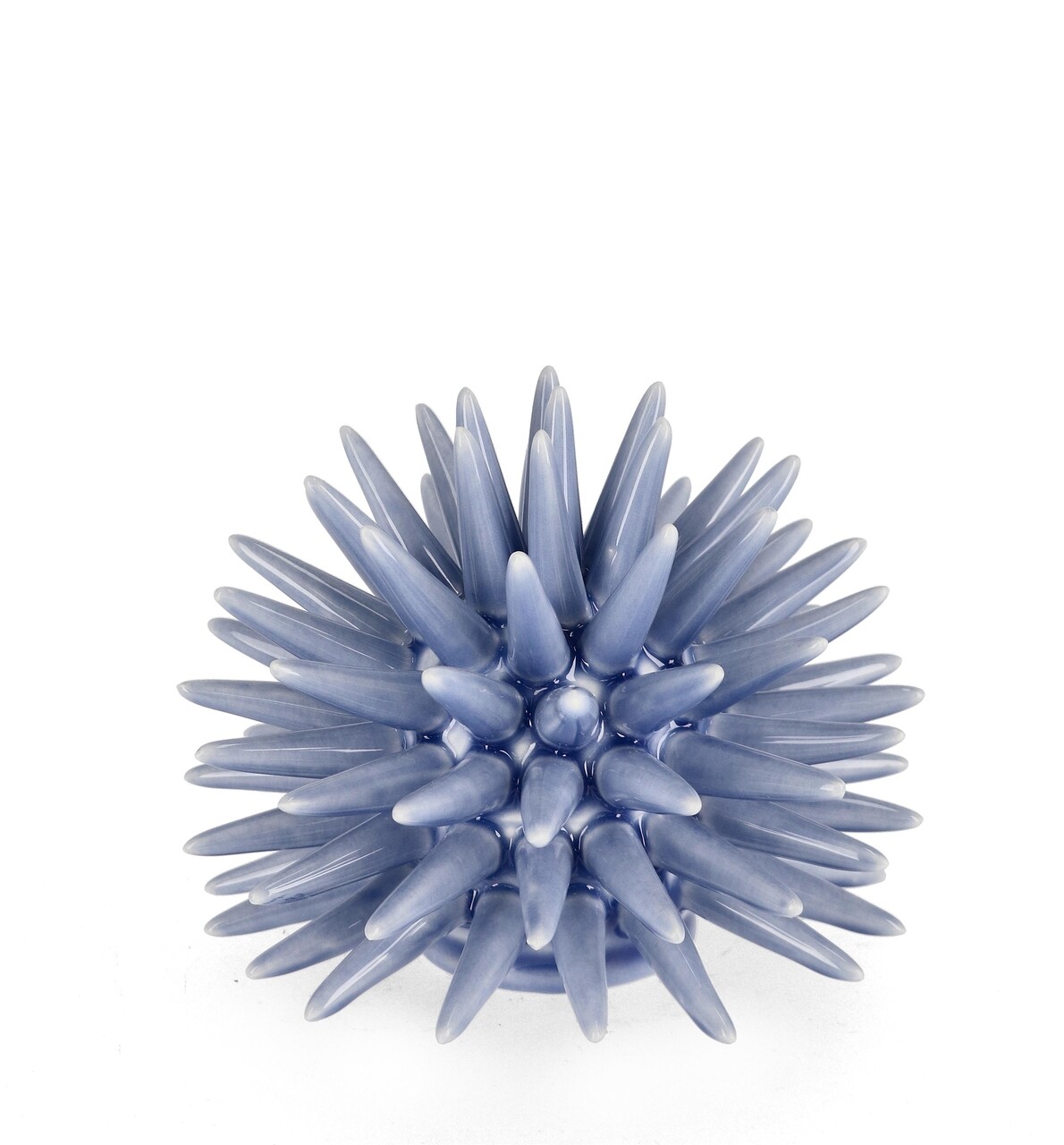 Decoratiune Abyss Sea Urchin, Bizzotto, Ø 15 x 13 cm, portelan, albastru deschis