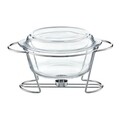 Chafing dish / Vas termorezistent cu incalzitor Saule, Ambition, 4 L, sticla