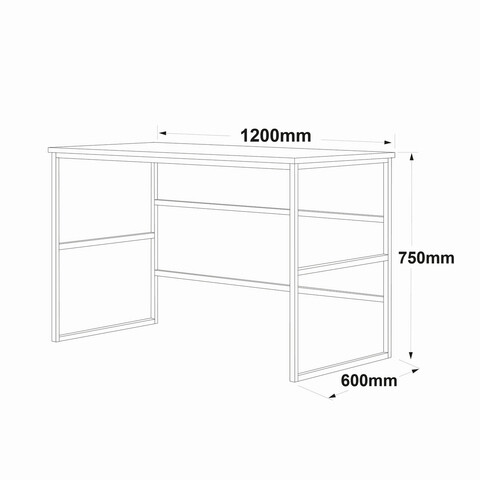 Birou, Locelso, VG21-A, 120x75x60 cm, Maro