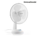 Ventilator de birou InnovaGoods Ø 30 cm, 35W, alb