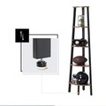 Corp biblioteca Ladder, Vasagle, 32.5 x 34 x 159 cm, otel/PAL, maro rustic