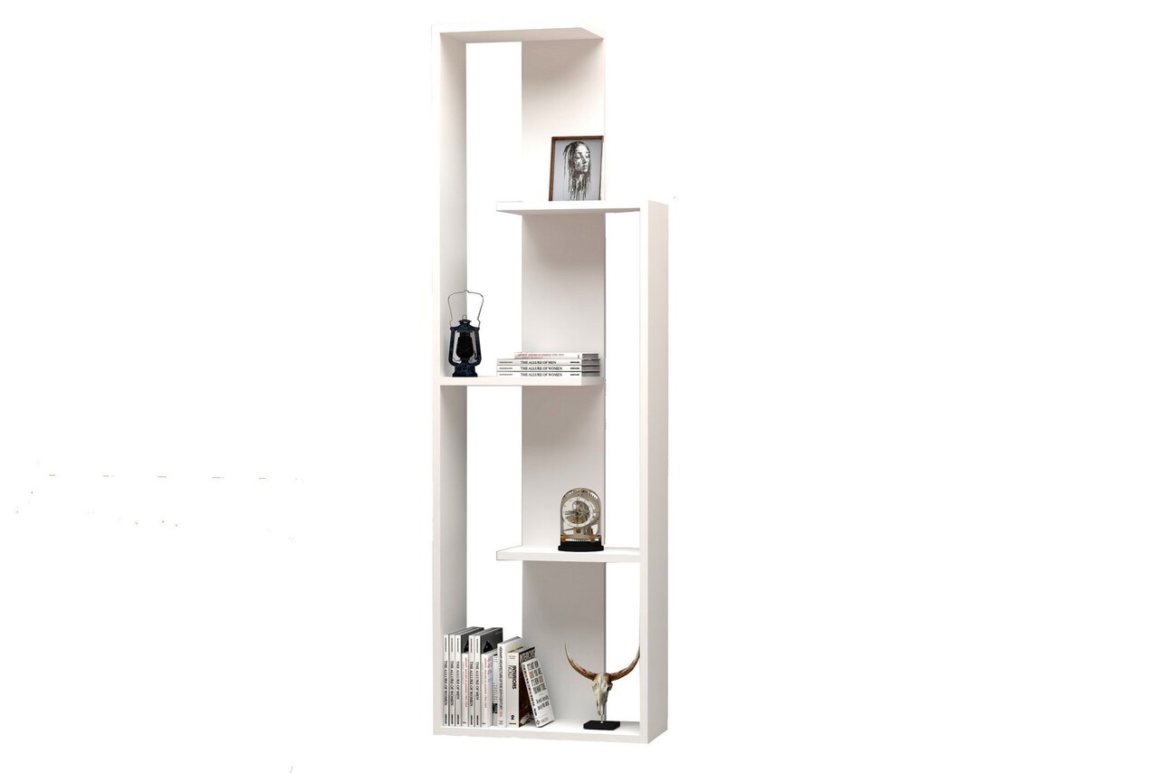 Biblioteca Wand, Puqa Design, 50x19.6x160 cm, alb - 2 | YEO