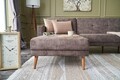 Coltar extensibil pe stanga Dublin, Balcab Home, 230x75x90 cm, lemn, maro