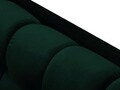 Canapea 2 locuri, Mamaia, Micadoni Home, GL, 152x92x75 cm, catifea, verde bottle