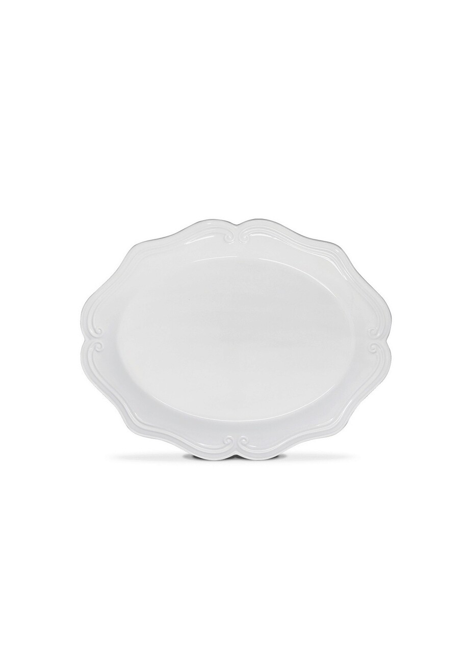 Farfurie intinsa, Mia - Kitchenware, 280TMA1891, 100% SERAMIC / , Dimensiune: 5 x 32 x 41 cm (1 bucată), Crem