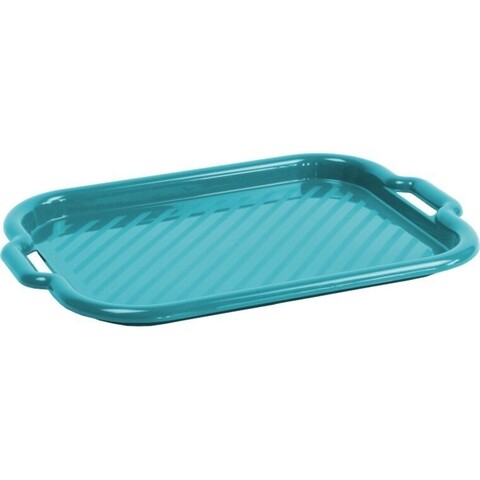 Tava pentru servire Clever, Domotti, 37x53 cm, plastic, albastru