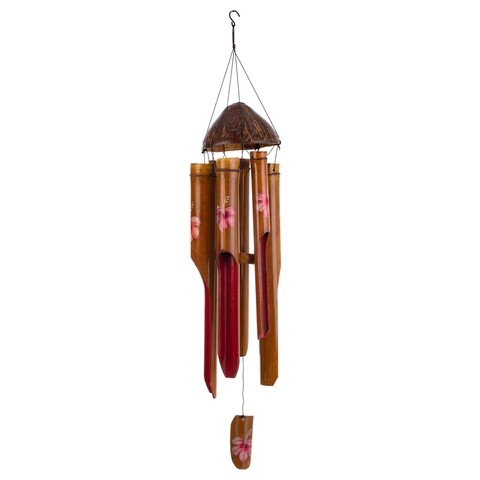 Clopotei de vant, Windchime, Creaciones Meng, 14x60 cm, bambus