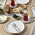 Set de mic dejun, Karaca, 216KRC1255, 100% PORCELAN / , Placă de serviciu: 21,5 x 21,5 cm (6 bucăți), Multicolor