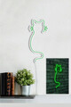 Decoratiune luminoasa LED, Cat, Benzi flexibile de neon, DC 12 V, Verde