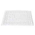 Set 2 prosoape pentru picioare Hotel Line, Bedora, 50 x 70 cm, 100% bumbac cardat, 650 gr/mp, alb