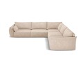 Coltar simetric 7 locuri, Kaelle, Micadoni Home, BL, 286x286x85 cm, poliester chenille, bej