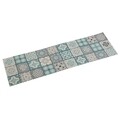 Traversa de masa Mosaic Turquoise, Versa, 44.5 x 154 cm, poliester