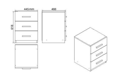 Set mobilier de birou, Locelso, VO9, Nuc / Antracit