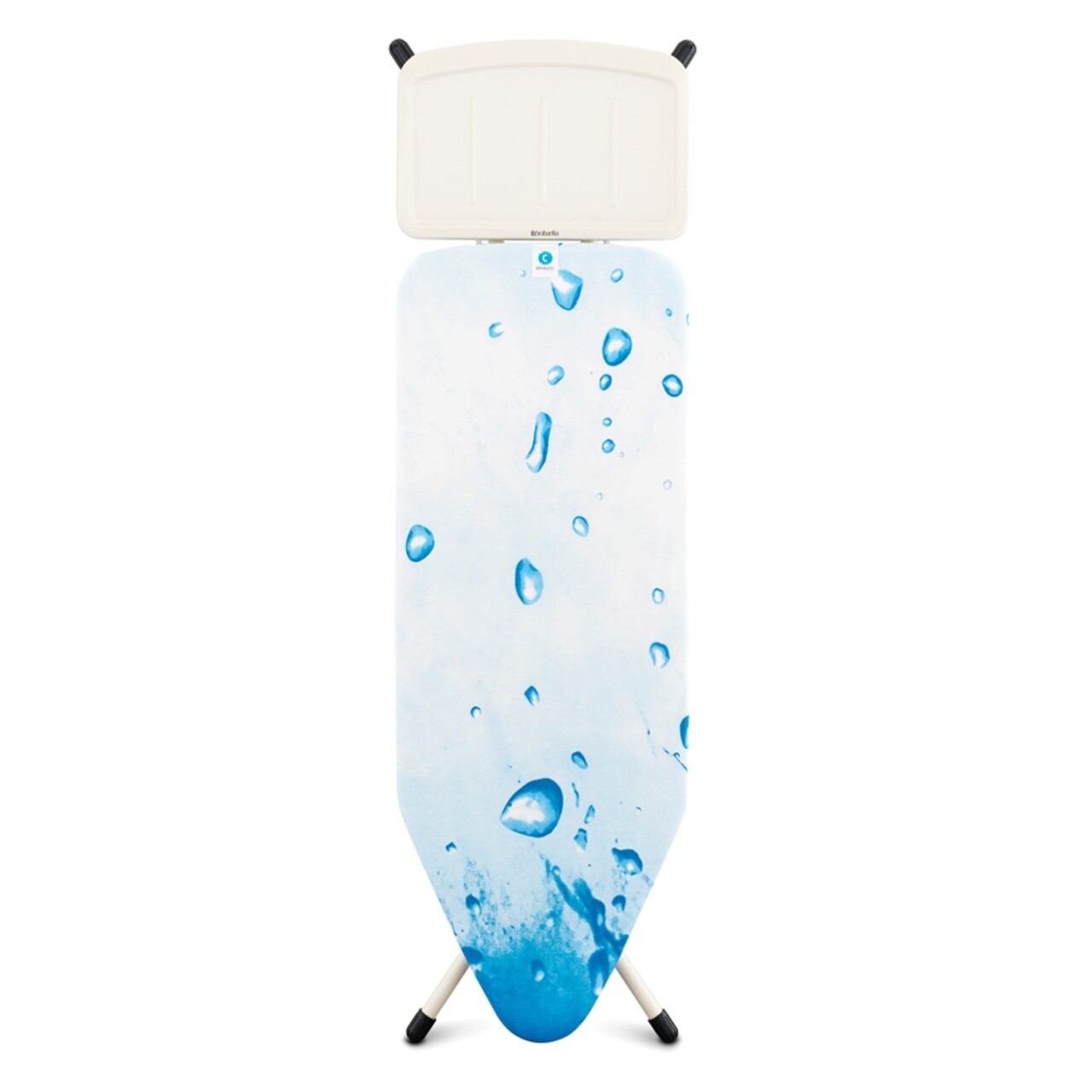 Masa De Calcat, Brabantia, SSUH - Ice C, 45 X 124 Cm, Otel Inoxidabil/bumbac, Alb/bleu