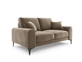 Canapea, Madara, Mazzini Sofas, 2 locuri, 172x102x90 cm, catifea, bej