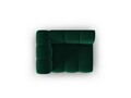 Modul canapea stanga 1 loc, Lupine, Micadoni Home, BL, 114x87x70 cm, catifea, verde bottle