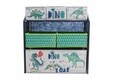 Dulap pentru depozitare jucarii Dino, U-grow, 63x30x60 cm, MDF, multicolor