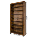 Corp biblioteca, Massive Design, Paina Small, 100x220x30 cm, Maro