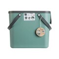 Cos de gunoi pentru colectare selectiva Albula, Rotho, 25 L, plastic, verde