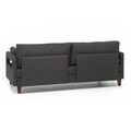 Canapea extensibila Comfort Sofa, Balcab Home, gri/visiniu