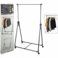 Suport pentru haine cu 4 roti, Clothing Rack, 91 x 22 x 93 cm, metal