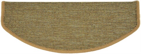 Covor scari Semirotund C-290141, Decorino, 24x65 cm, polipropilena, bej