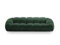 Canapea 4 locuri, Diana-192, Micadoni Home, 294x114x72 cm, catifea structurata, verde