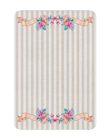 Covor Ballerina design w stripes, Oyo Kids, 100x140 cm, poliester, multicolor