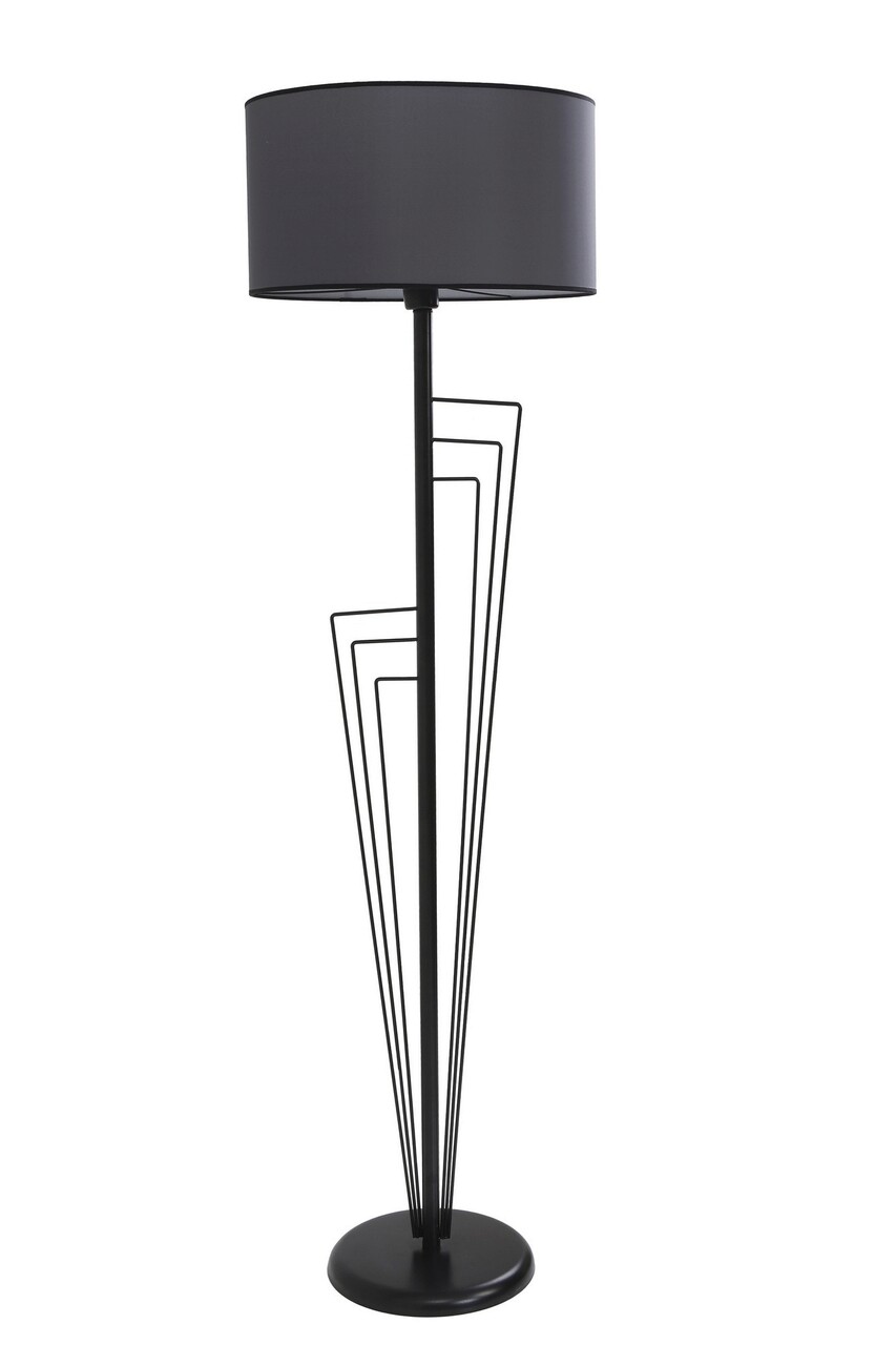 Lampadar, Stala, 846STL3548, Metal, Negru - 1 | YEO