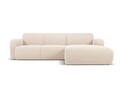 Coltar dreapta 4 locuri, Molino-101, Micadoni Home, 250x170x72 cm, tesatura boucle, bej