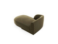 Sezlong living stanga 2 locuri, Miley, Micadoni Home, BL, 155x92x74 cm, catifea, verde