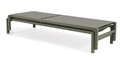 Sezlong cu roti Konnor, Bizzotto, 78 x 195 x 90 cm, aluminiu, verde