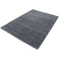 Traversa pentru hol Shaggy Louis, Decorino, 80x250 cm, polipropilena, gri