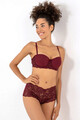 Set lenjerie intima sutien si chiloti, 999MRE1604 - 90, Miorre, 90% poliamida/10% elastan, Rosu claret