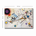 Tablou decorativ, 70100KANDINSKY006, Canvas , Lemn, Multicolor