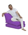 Fotoliu extensibil, Siesta, Ferndale Bean Bag, 55 - 180 cm, poliester impermeabil, mov